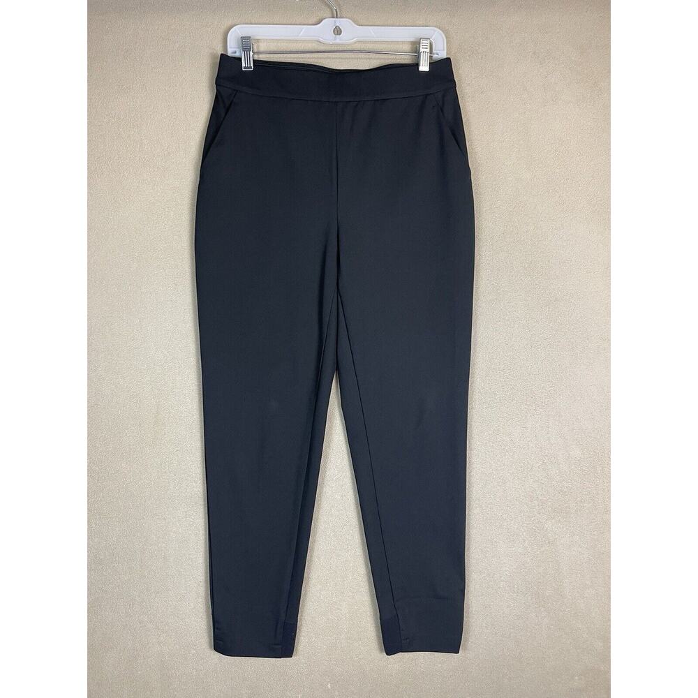 Ministry of Supply Pants Womens 4 Black Pull On Tapered Casual Workwear Adult